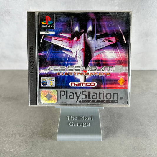 Ace Combat 3: Electrosphere – PS1 – Originale – Copertina e Libretto Inclusi – Multilingua