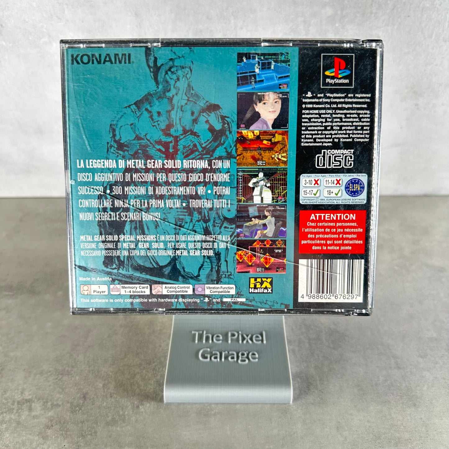 Metal Gear Solid: Special Mission – PS1 – Versione Italiana