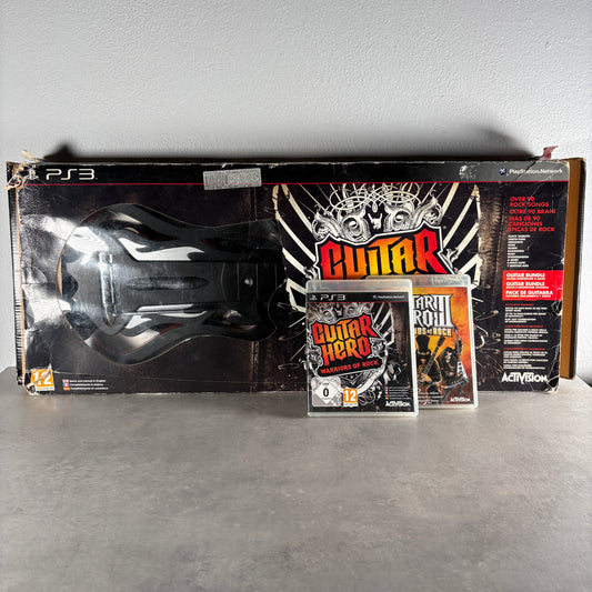 Guitar Hero Warriors of Rock PS3 Playstation 3 con Chitarra e Dongle