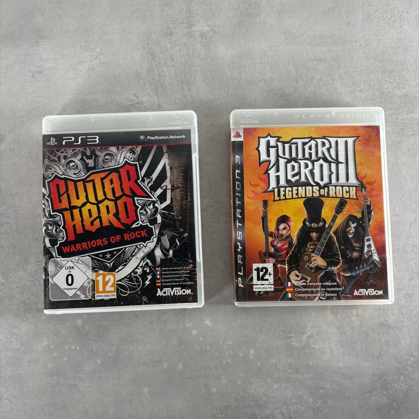 Guitar Hero Warriors of Rock PS3 Playstation 3 con Chitarra e Dongle