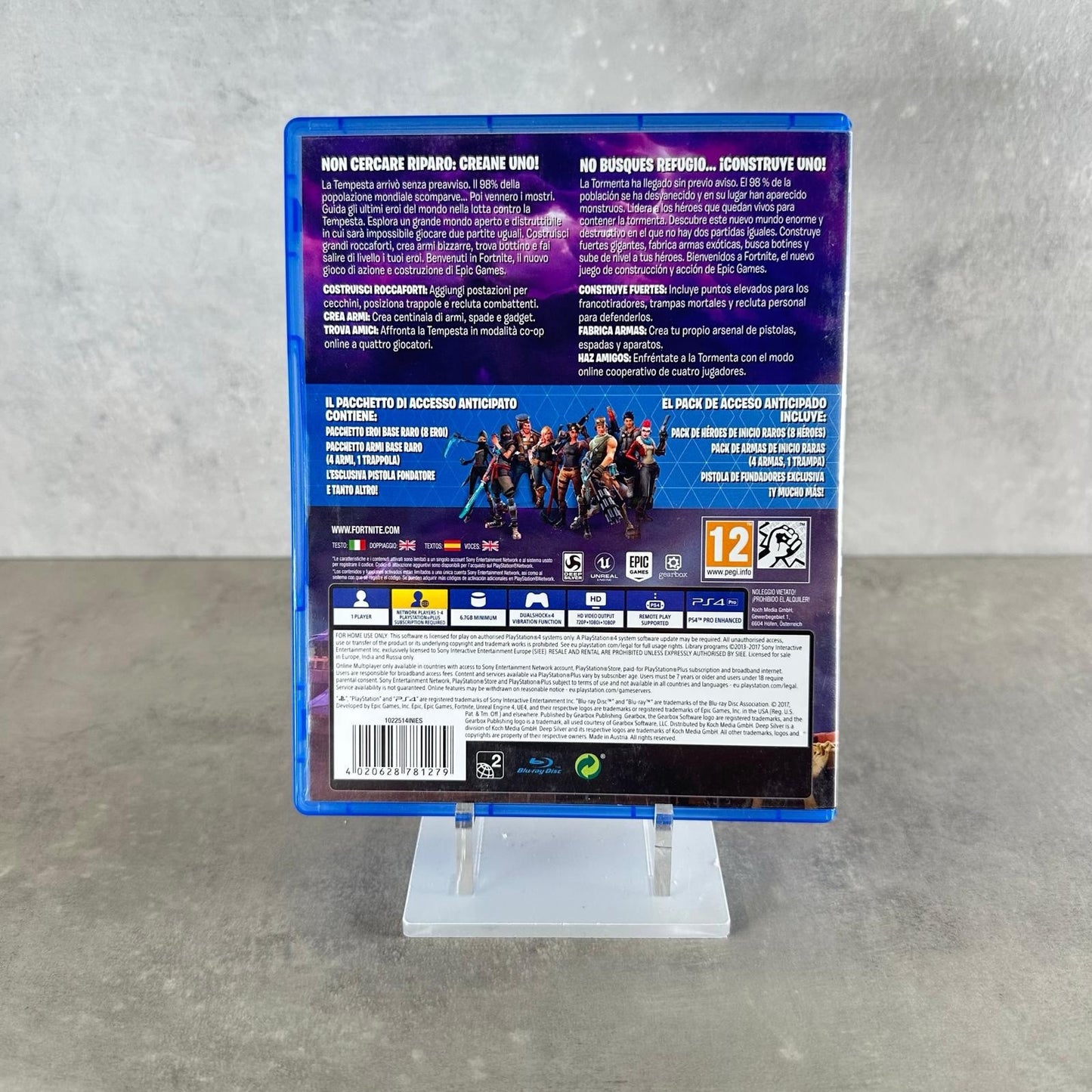 FORTNITE PLAYSTATION 4 PS4 ITA